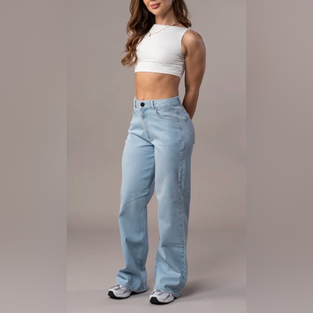 FITJEANS Light Blue Flare & Wide Leg Jeans